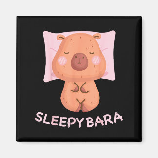 Sleeng Capybara Schlafanzug Nachthemd Sleepybara N Magnet