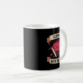 Sleeng. Mit dem Dm. Lustiges Design  Kaffeetasse (VorderseiteRechts)