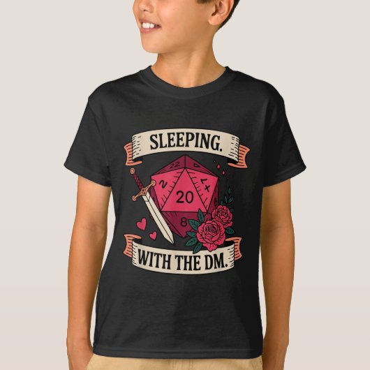 Sleeng. Mit dem DM. Lustiges Design T-Shirt (Vorderseite)