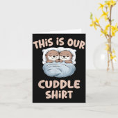 Sleeng Otter Couple This Is Our Cuddle  Karte (Gelbe Blume)