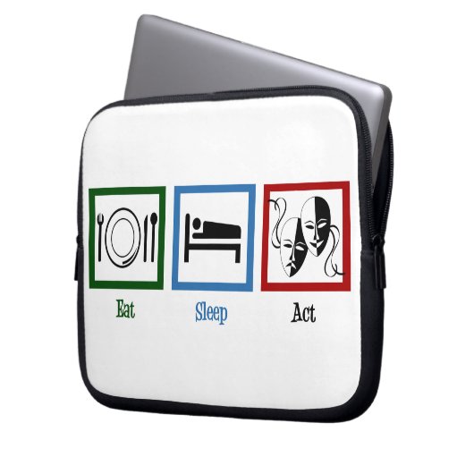 Sleep Act Laptopschutzhülle (Vorderseite Links)
