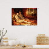 Sleep and His Half Brother Death by Waterhouse Poster (Küche)