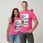 Sleep Ascend wiederholen T-Shirt (Unisex)