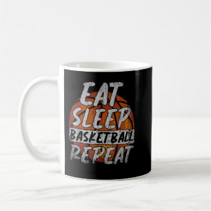 Sleep Basketball Basketball wiederholen Basketball Kaffeetasse