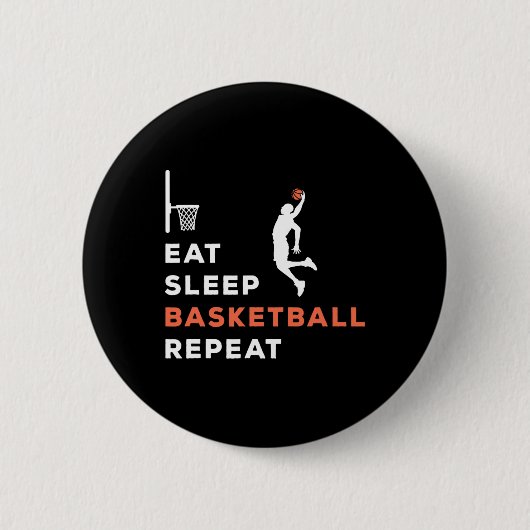 Sleep Basketball Basketball wiederholen Trainer-Ho Button (Vorderseite)