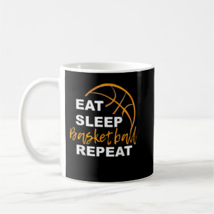 Sleep Basketball essen Bekleidung T - Shirt wieder Kaffeetasse