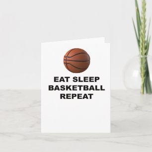 Sleep Basketball essen Wiederholung 2 Karte