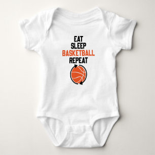 Sleep Basketball wiederholen Baby Strampler