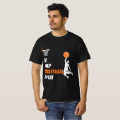 Sleep Basketball Wiederholen Basketball Boys und G T-Shirt (Vorne ganz)