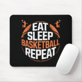 Sleep Basketball wiederholen Mousepad (Mit Mouse)