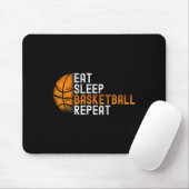 Sleep Basketball wiederholen Mousepad (Mit Mouse)