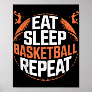 Sleep Basketball wiederholen Poster