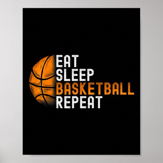 Sleep Basketball wiederholen Poster (Vorne)