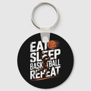 Sleep Basketball wiederholen, Spieler, Jungen, Mäd Schlüsselanhänger