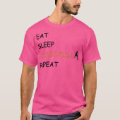 Sleep Basketball wiederholen T-Shirt (Vorderseite)
