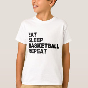 Sleep Basketball wiederholen T-Shirt
