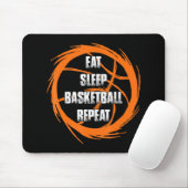 Sleep Basketball wiederholen Team Spielertrainer Mousepad (Mit Mouse)