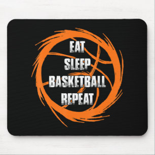 Sleep Basketball wiederholen Team Spielertrainer Mousepad