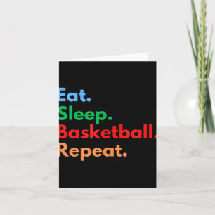 Sleep Basketball Wiederholung für Basketballspiele Karte