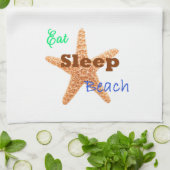 Sleep Beach essen - Küchentücher (Gefaltet)