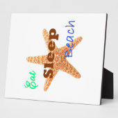 Sleep Beach essen - Plaque Fotoplatte (Seite)