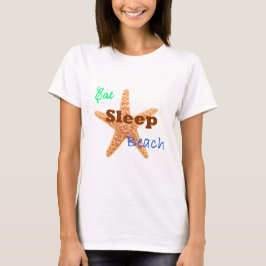 Sleep Beach essen - T - Shirt von Frauen