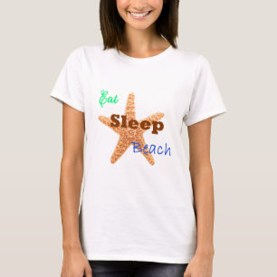 Sleep Beach essen - T - Shirt von Frauen
