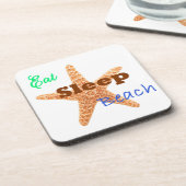 Sleep Beach essen - Untersetzer (Linke Seite)