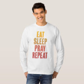 Sleep-Beten wiederholen T-Shirt (Vorne ganz)