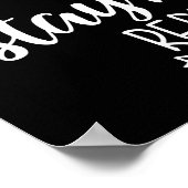 Sleep Bleibe Zuhause wiederholen Poster (Ecke)