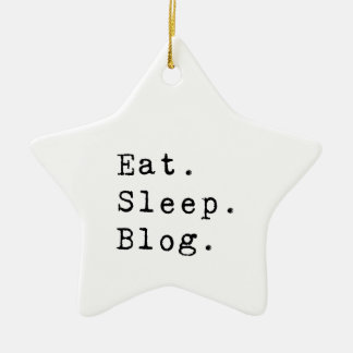 Sleep Blog essen Keramik Ornament