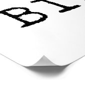 Sleep Blog essen Poster (Ecke)