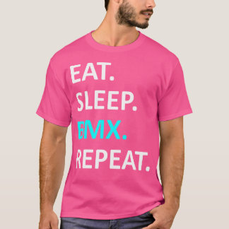 Sleep Bmx wiederholen T-Shirt