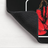 Sleep Box essen - Boxing Lover Gym Boxer Kickboxin Mousepad (Ecke)