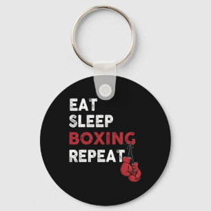 Sleep Box essen - Boxing Lover Gym Boxer Kickboxin Schlüsselanhänger