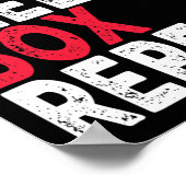 Sleep Box Wiederholung des Boxing-T-Shirts Poster (Ecke)