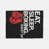 Sleep Boxing Gloves Boxer Kämpfen Kampf Spinne ess Fleecedecke (Vorderseite (Horizontal))