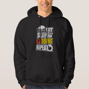 Sleep Boxing Wiederholen Spieler oder Trainer Hoodie