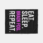 Sleep Brain Fog Wiederholung Fibromyalgie Bewussts Fleecedecke (Vorderseite (Horizontal))