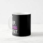 Sleep Brain Fog Wiederholung Fibromyalgie Bewussts Kaffeetasse (Vorderseite Links)