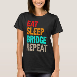 Sleep Bridge Card Game Bridge Spieler Expert S T-Shirt