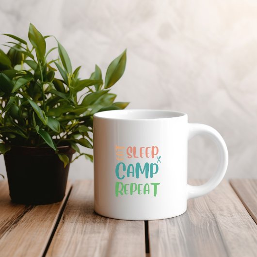 Sleep Camp Wiederholung essen - Das ultimative Cam Kaffeetasse