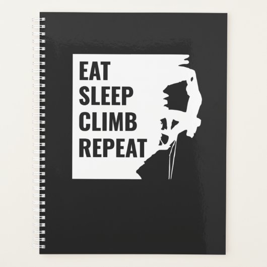Sleep Climb essen Wiederholung Planer (Vorderseite)