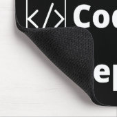 Sleep-Code wiederholen Maus-Mat essen Mousepad (Ecke)