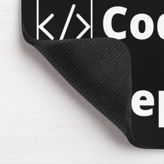 Sleep-Code wiederholen Maus-Mat essen Mousepad (Ecke)