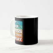 Sleep Cross Country Wiederholung Skier Winter Spor Kaffeetasse (Vorderseite Links)