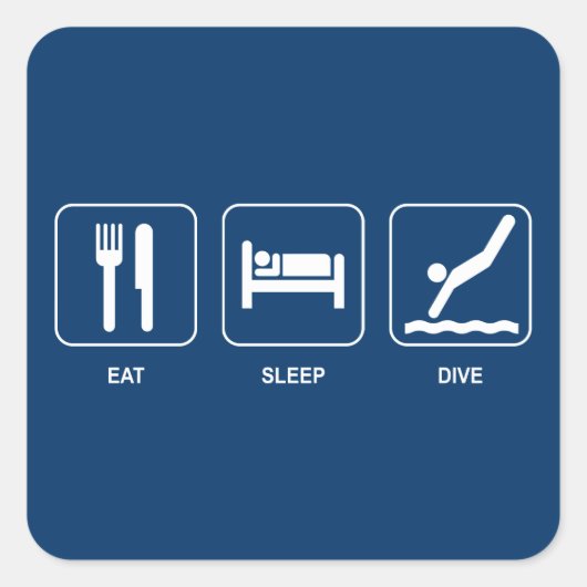 Sleep Diep Sticker essen (Vorderseite)