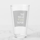 Sleep Disk Golf wiederholen Glas (Rückseite)
