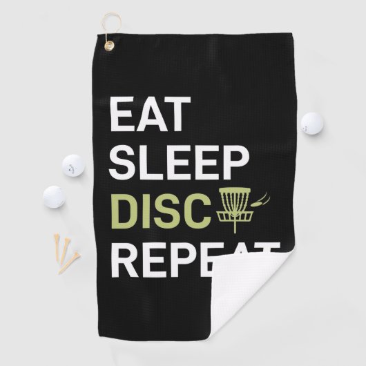Sleep Disk Golf wiederholen Golfhandtuch (Insitu)
