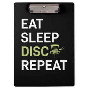 Sleep Disk Golf wiederholen Klemmbrett